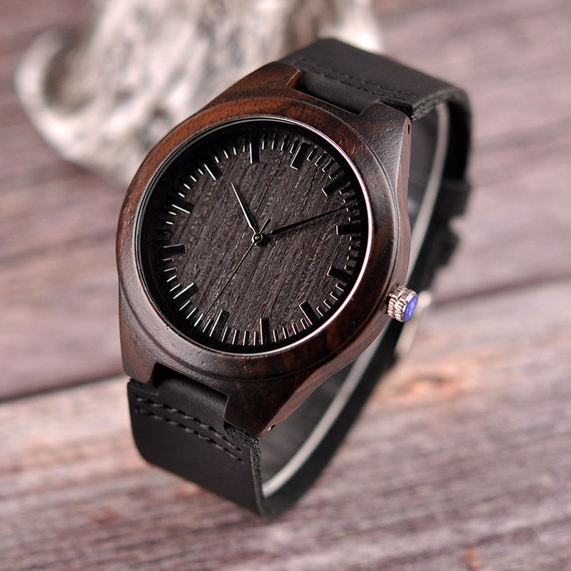 Engraved Customized Wooden Watches